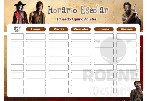 The Walking Dead Horario Escolar